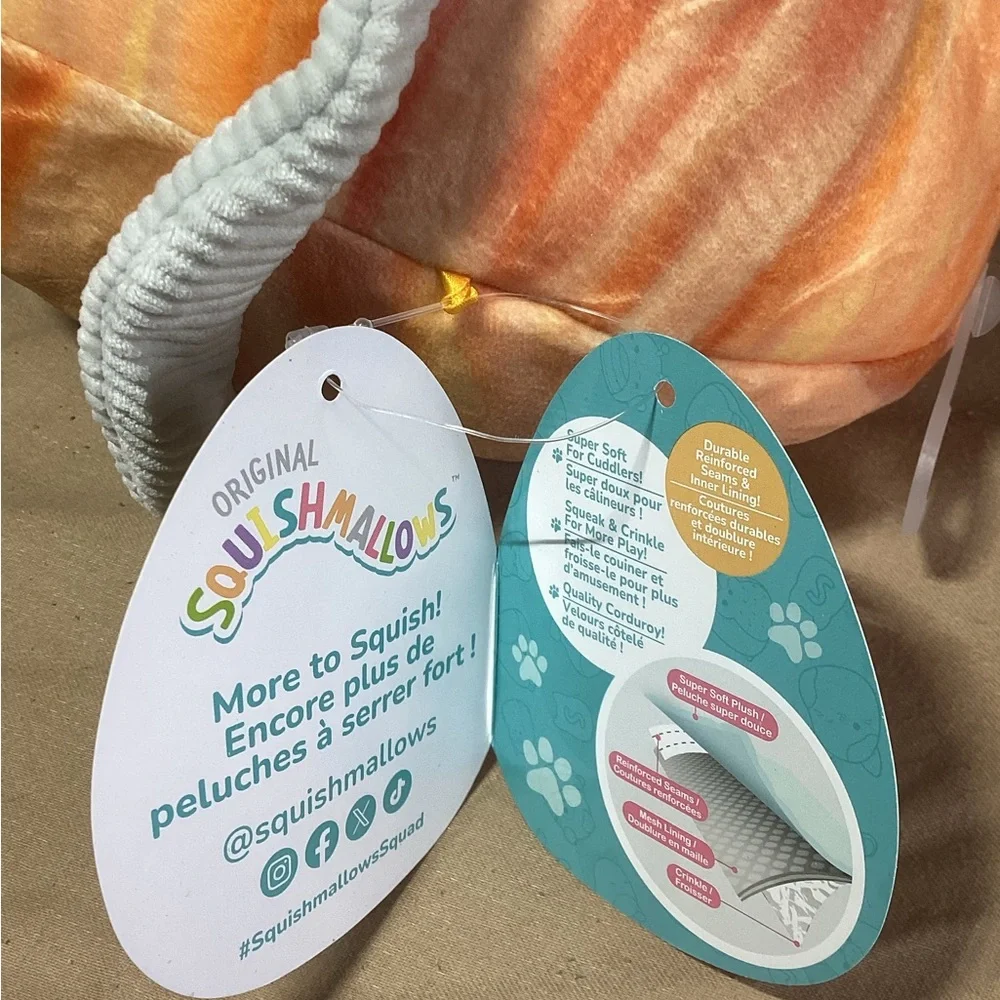 Squishmallows For Pets Squeaky Dog Toy 